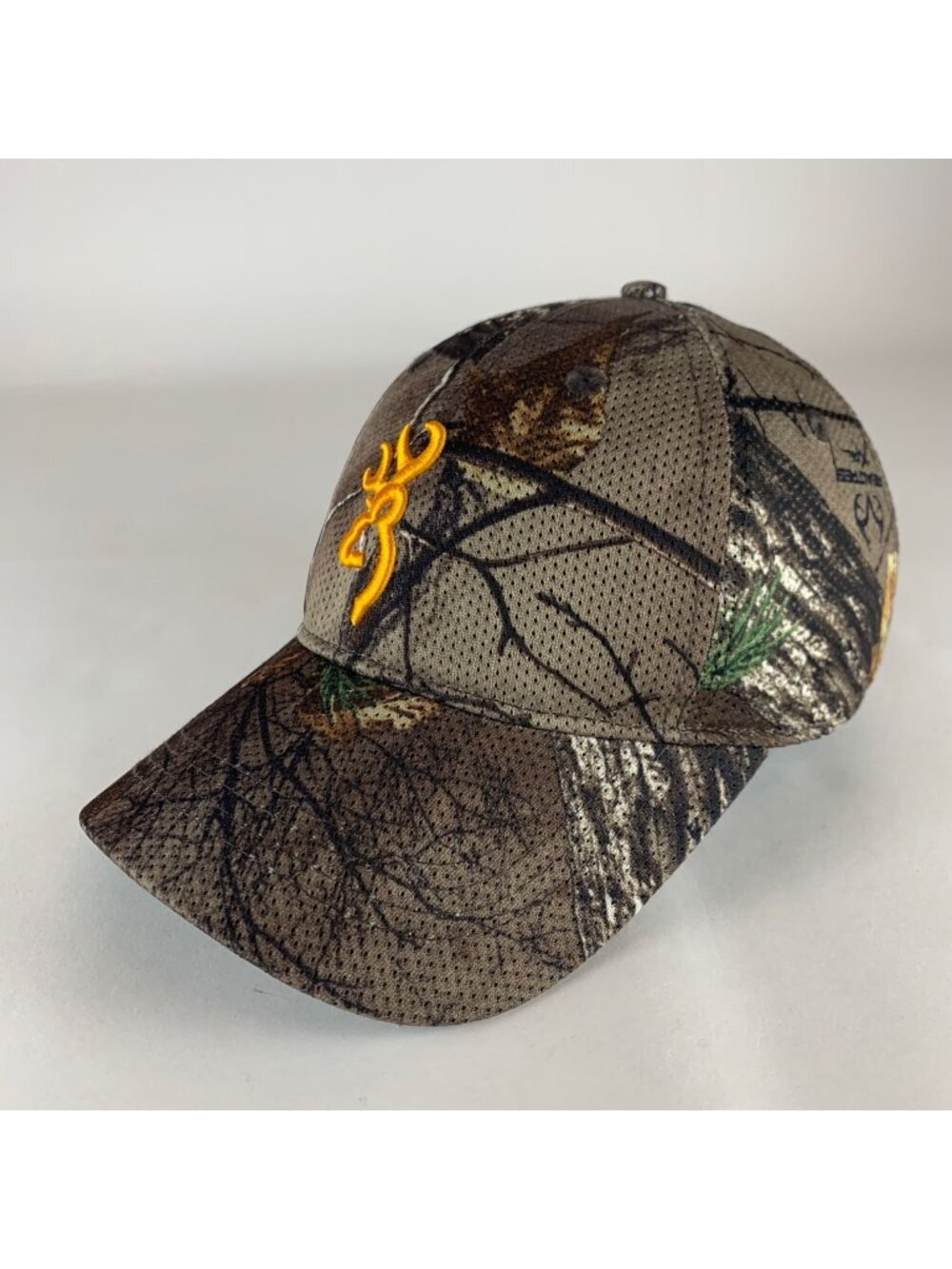 Browning Unisex Brown Beige Camo Relaxed Fit Strapback Adjustable Hat